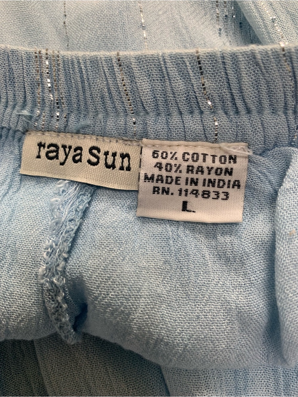NWT Light Blue Ruffled Skirt - Raya Sun - Picture 4 of 6